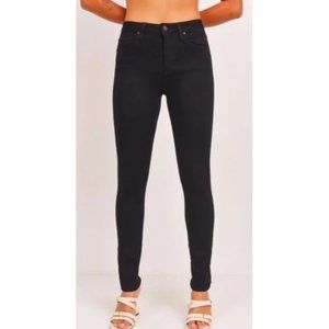 Just Black Mid-Rise Skinny Jeans – Dark Indigo Blue